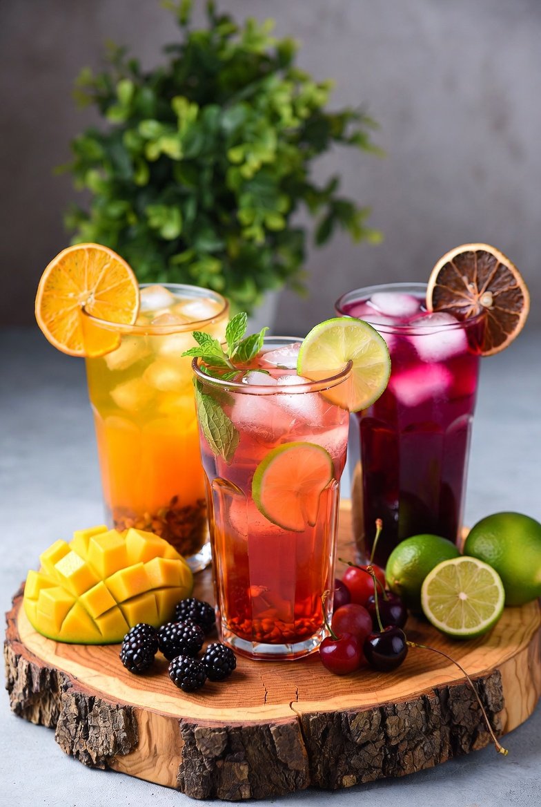 Nuestros Iced Teas de Frutas